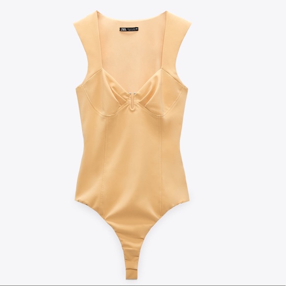 Zara V-neck Bodysuit - Picture 1 of 10